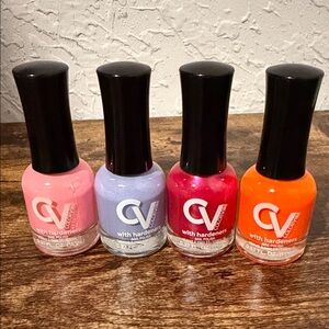 Nail Polish Set - Pink, Purple, Red, Orange